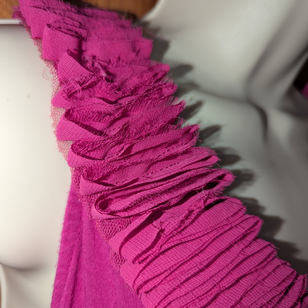 Apt. 9 Pink Ruffled Sleeveless Tank Top - Picture 5 of 7